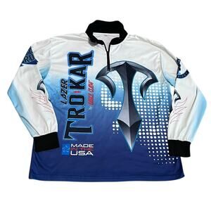 Lazer Tro Kar Team Eagle Claw Shirt Fishing Sport Long Sleeve Mens XXL